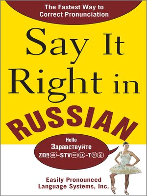cover image of Say It Right in Russian